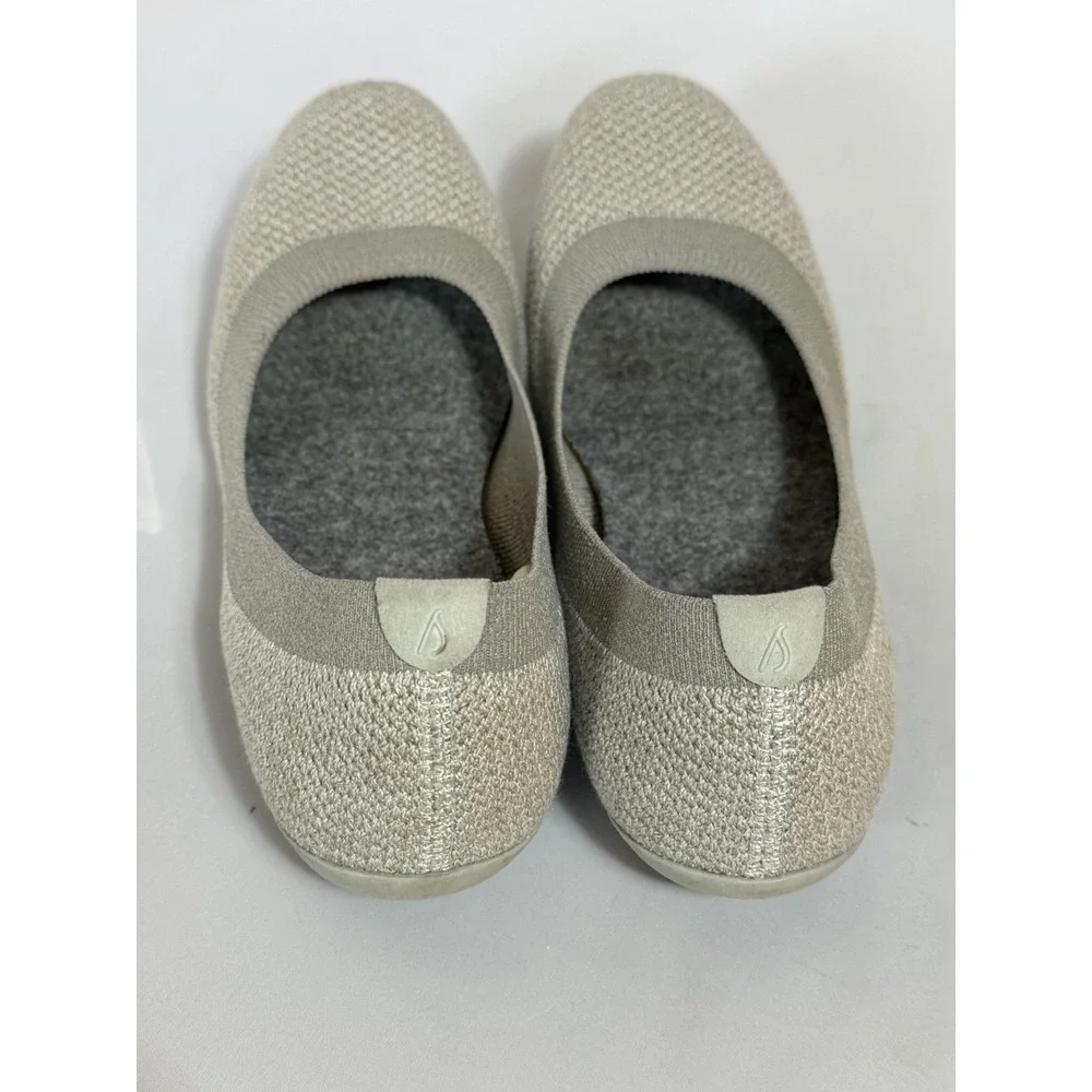 Allbirds Tree Breezers Ballet Flats Gray Casual Slip On Shoes Sz 7